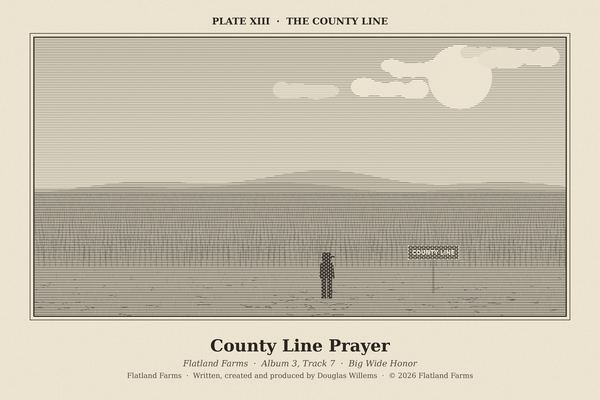 Engraved print, Plate XIII: The County Line