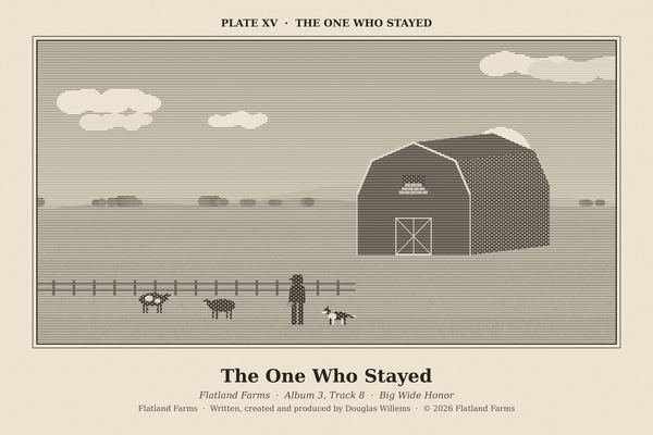 Engraved print, Plate XV: The One Who Stayed
